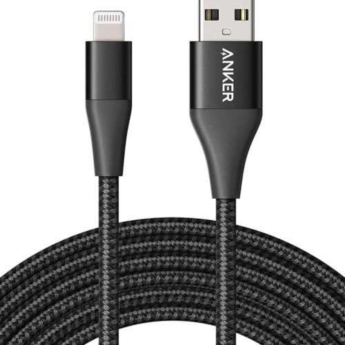 LyR39sddc3Z5j1aWETFWK4McBcEfcK3uZvABUGWq.jpg كيبل قماش مدخل Lightning مقاوم للقطع من شركة Anker معتمد من شركة Apple بطول 1.8m