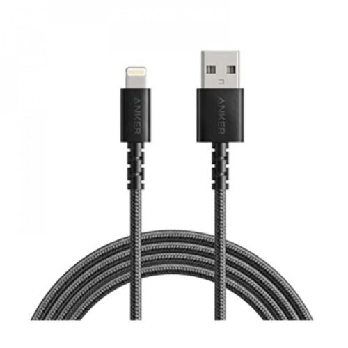 كيبل قماش مدخل Lightning مقاوم للقطع من شركة Anker معتمد من شركة Apple بطول 1.8m